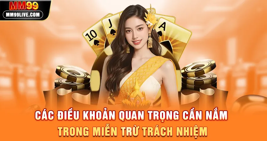 Các Điều Khoản Quan Trọng Cần Nắm Trong Miễn Trừ Trách Nhiệm